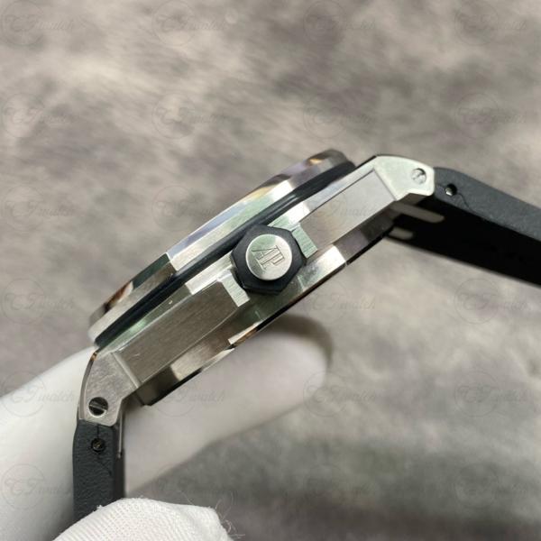 AP Royal Oak 15710ST 42mm Super Clone Montre Squelette Or Rose Automatique Acier Inoxydable Calibre 3120 Style Plongeur Sport