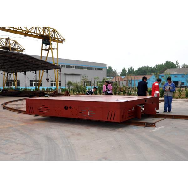 60t Turkey foundry plant battery flat steel scrap transfer car on curving rails