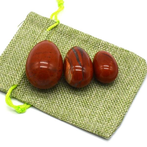 3-piece Polished Yoni Eggs Set Regional Feature for Pelvic Floor Muscle Strengthening