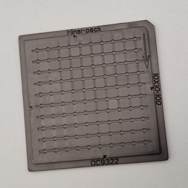 A barra da bolacha desencapada morre indústria de Tray Packaging Electronics For Semiconductor