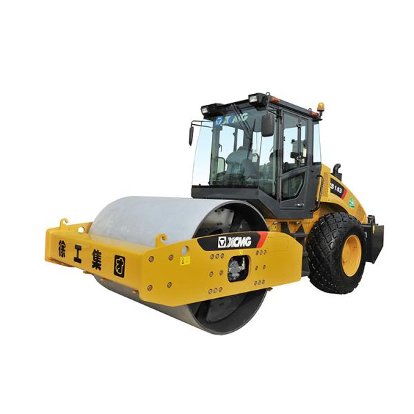 Mechanical Single Drum Walk Behind Roller / Customized Single Drum Road Roller