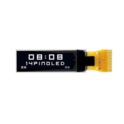 0.87 Inch I2c Oled Display Small Oled Screen 128*32 Resolution 14 Pins Driving IC SSD1316