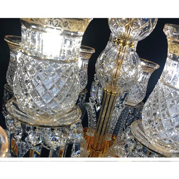 Европейский стиль Антикварный французский Баккара Кристальная Люстра Креативный Высококлассный Клуб Кристальная Лампа