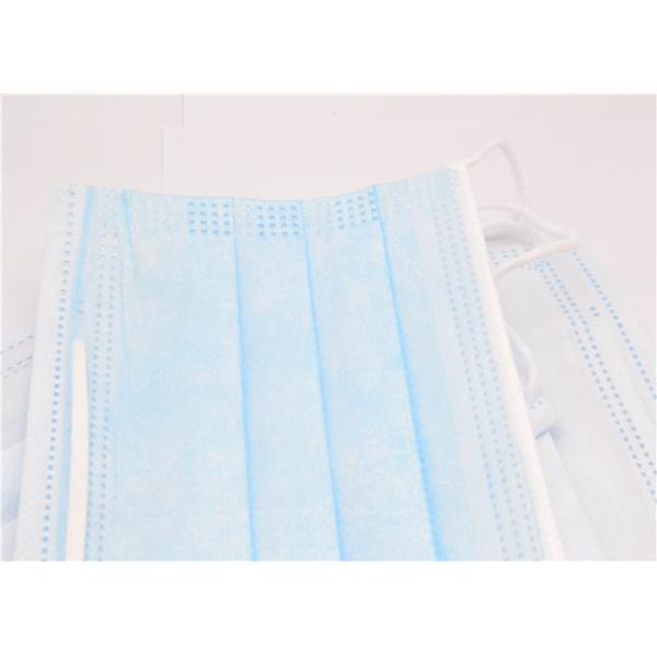 Pharma Employees Disposable 3 Ply Face Mask Anti - Pollution Unisex Ear Loop