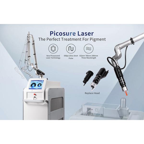 Máquina de eliminación de tatuajes con láser de picosegundos 532nm 755nm 1064nm