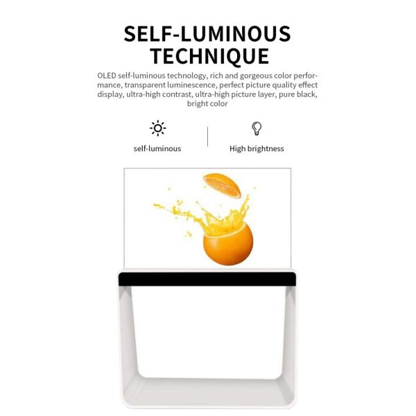 55 Inch Transparent Display – Stable Power Supply Reliable LG Transparent OLED TV for Diverse Applications