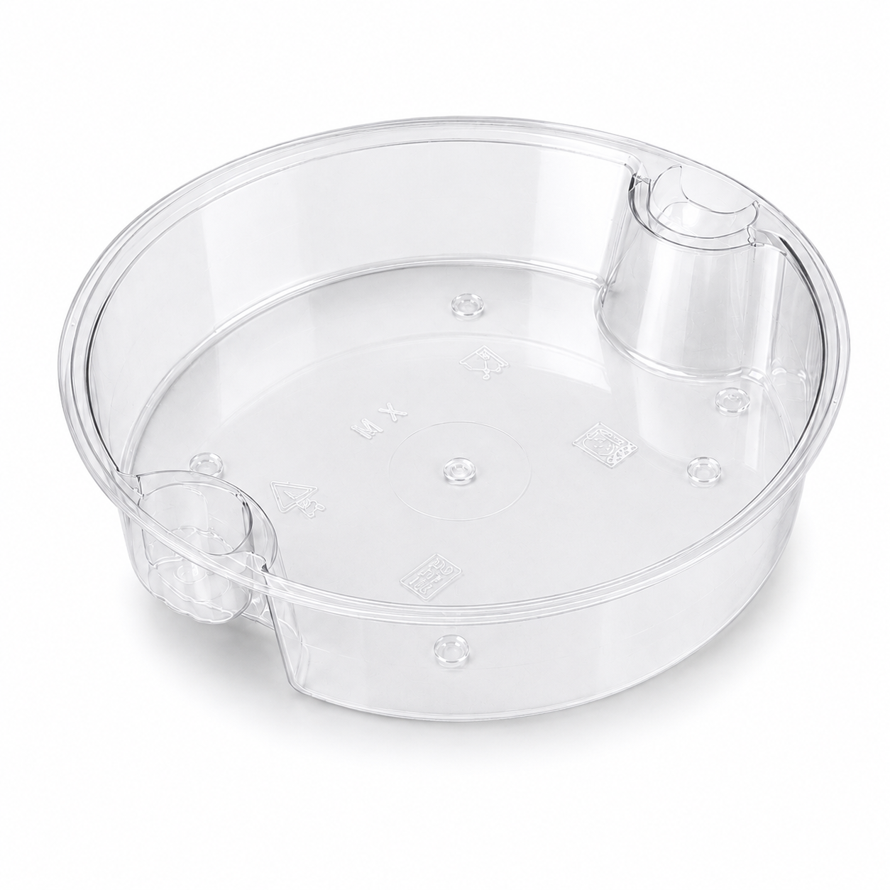 Deep Round PP Inner Tray Insert 140mm for Takeaway Meal Packaging
