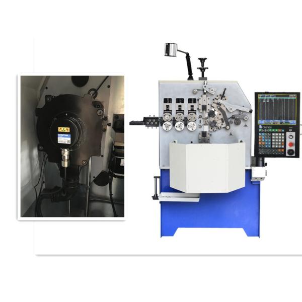 1.0 - 4.0mm Diameter Steel Spring Machine Three Axes For Multi Shape Springs
