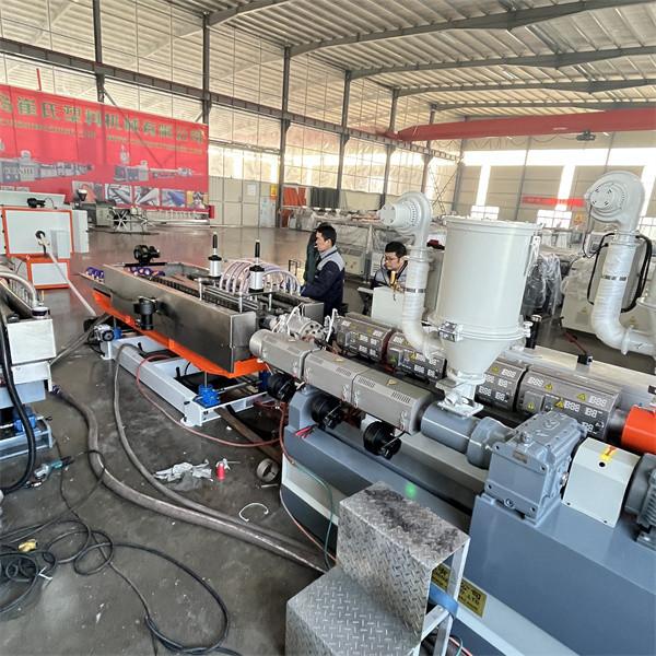 The Screw Diameter 75mm Corrugated Pipe Manufacturing Equipment with Sj75/30 Single Screw Extruder