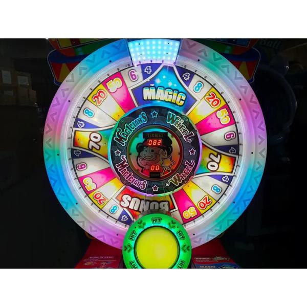 Magicians Wheel Lottery Redemption Game Machine Rotating Wheel Coin Operated Ticket Redemption