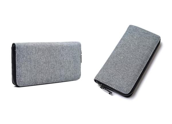 Fashion Promotional Nylon Wallets Polyester Material Made For Men