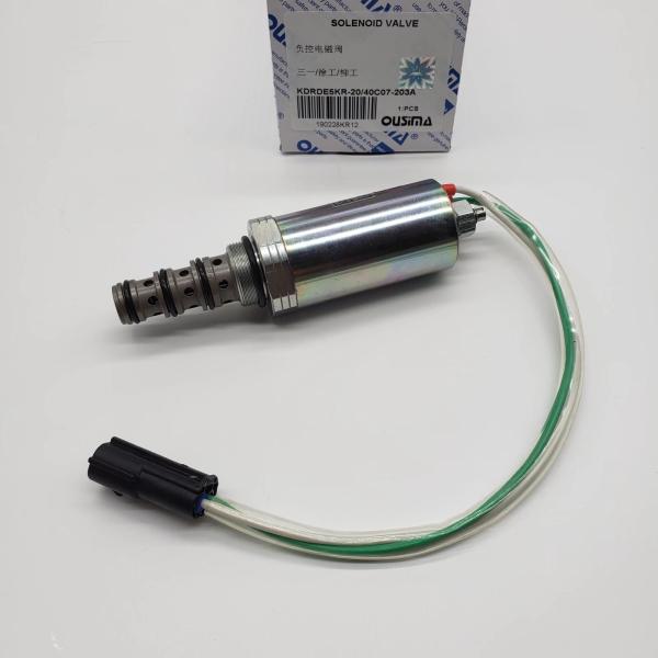 SANY XCMG Solenoid Valve For Hydraulic Pump KDRDE5KR-40C07-203A