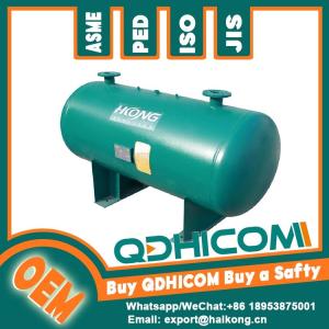 Steady Flow Horizontal Air Compressor Receiver Tank Powder Painted For Equipment