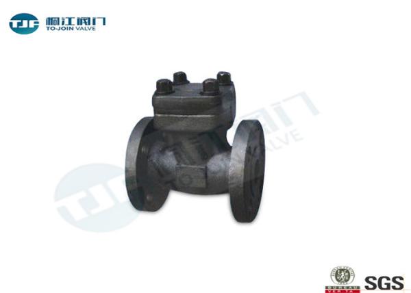 Forged Steel F304 Non Return Stop Valve , ANSI B 16.5 Flanged Lift Check Valve
