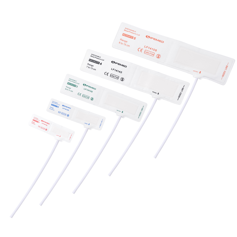 Non Irritating Disposable Blood Preassure Cuff Neonates Pacakges
