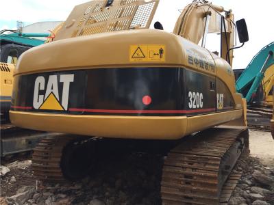 21T weight Used Crawler Excavator Caterpillar 320C 3066 engine with Original Paint