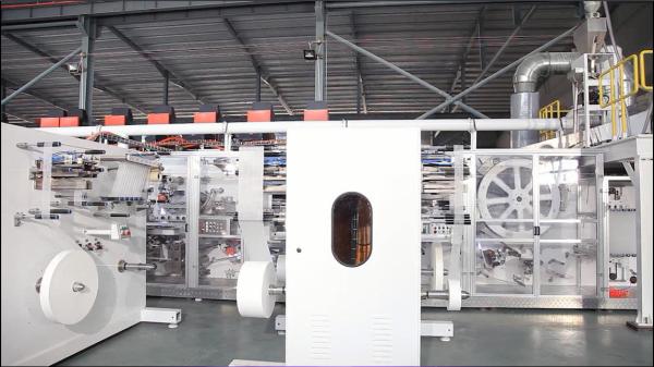 Siemens System 100T 300KW Baby Diaper Making Machine