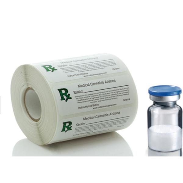 La fiole faite sur commande d'instruction de bouteille de pilule marque la finition brillante avec le matériel d'ANIMAL FAMILIER