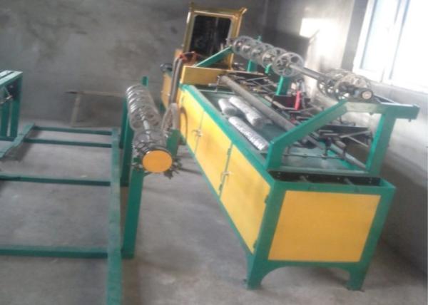Construction Security Chain Link Fence Machine PLC Control Strong Impact Resistance