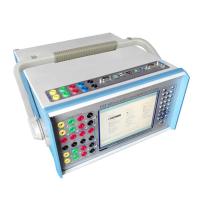 Six essais actuels secondaires d'injection de phase, kit d'essai de relais de protection pour la protection de distance