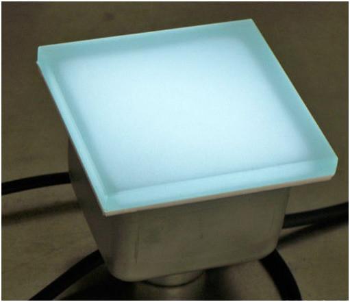 Outdoor IP67 LED brick stainless steel body color changing led paving stone lights