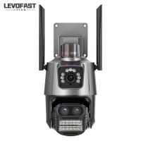 WIFI Bullet And Dome Linkage 8X Zoom IP PTZ Câmera 12V icsee FHD Floodlight Câmera Wifi