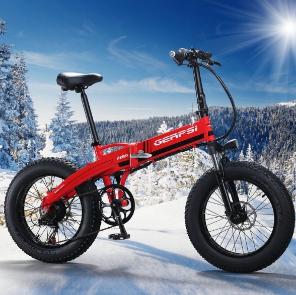 Lithium Battery 4.0 Fat Tire 500w Folding Electric Bike