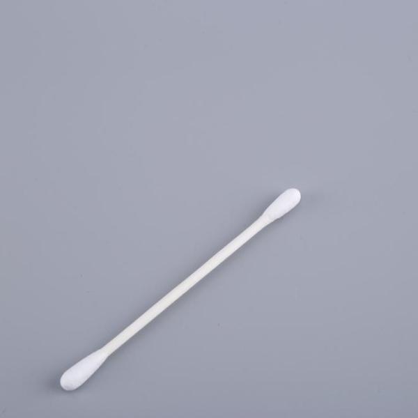 Industrial Use Cotton Bud Swab with Double Round Tip and Paper Stick Made of 100% Pure Cotton 25pcs/pack
