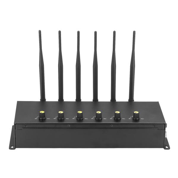 high power indoor jammer new adjustable 6 antennas desktop blocker