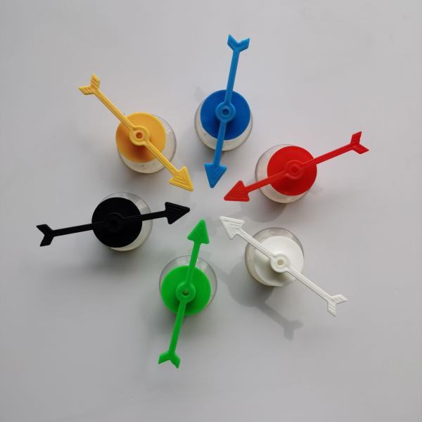 Biodegradable Kids School Party Plastic Arrow Spinner For Board Games