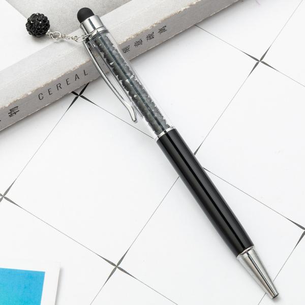 Красивая кристаллическая ручка бриллиантовые шариковые ручки канцелярские шариковые ручки 2 в 1 кристаллическая ручка