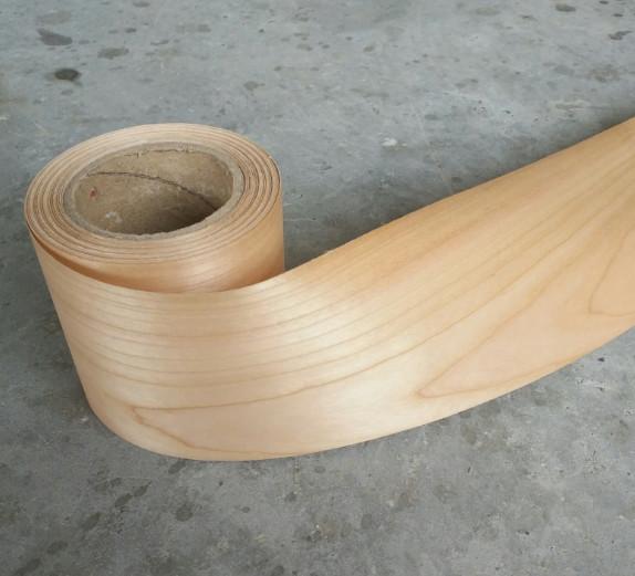 Profile Wrapping Cherry Veneer Rolls for Furniture Cabinetry Moulding Door and Window Industries