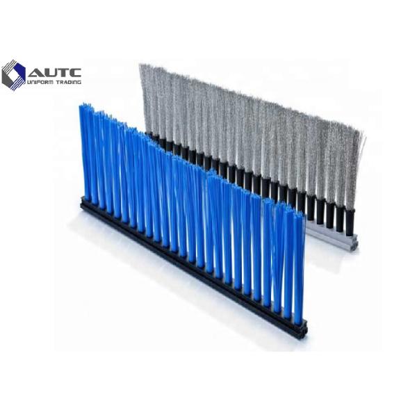Sweeper Broom Stainless Steel Strip Brush , Industrial Cleaning Brushes Airport Runway