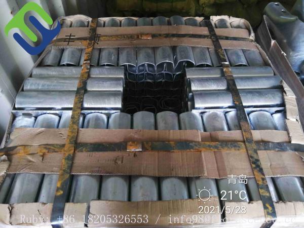 Traffic Safety EVA Buckets Rolling Guardrail PU And PVC Roller Barrier For Highway