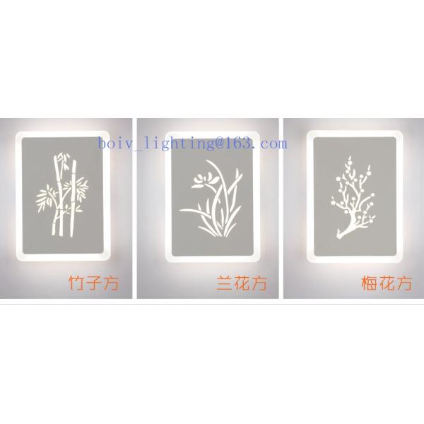 Iron  Acrylic Indoor Light Bathroom LED Wall Lamp Aluminum 22W