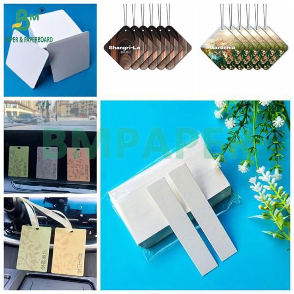 1.8mm White Cuts Neatly Absorbent Blotter paper For Automotive Fragrance Sheet