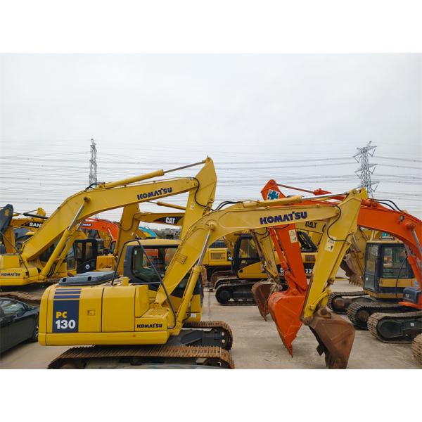 PC130 Komatsu Medium Used Hydraulic Excavator 13 Ton Digger