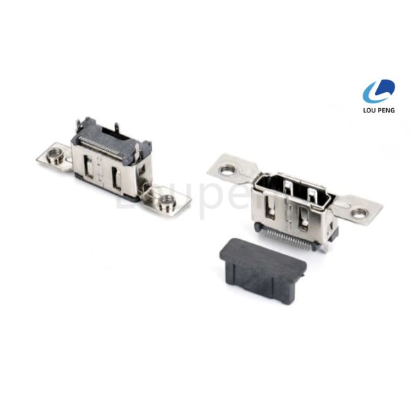 Withstanding Voltage 500V AC Rms HDMI Connector Suitable HDMI Mini HDMI Micro HDMI Series Contact Resistance 30 Milliohms Max