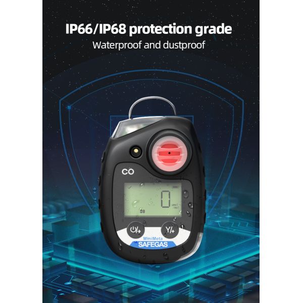 IECEX ATEX EMC Certified Portable O2 Gas Detector with High Accuracy and Easy Operation