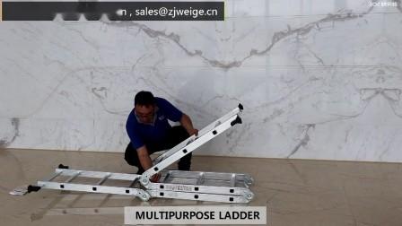En131 Aluminium 7m 4X6 Multi Purpose Ladder