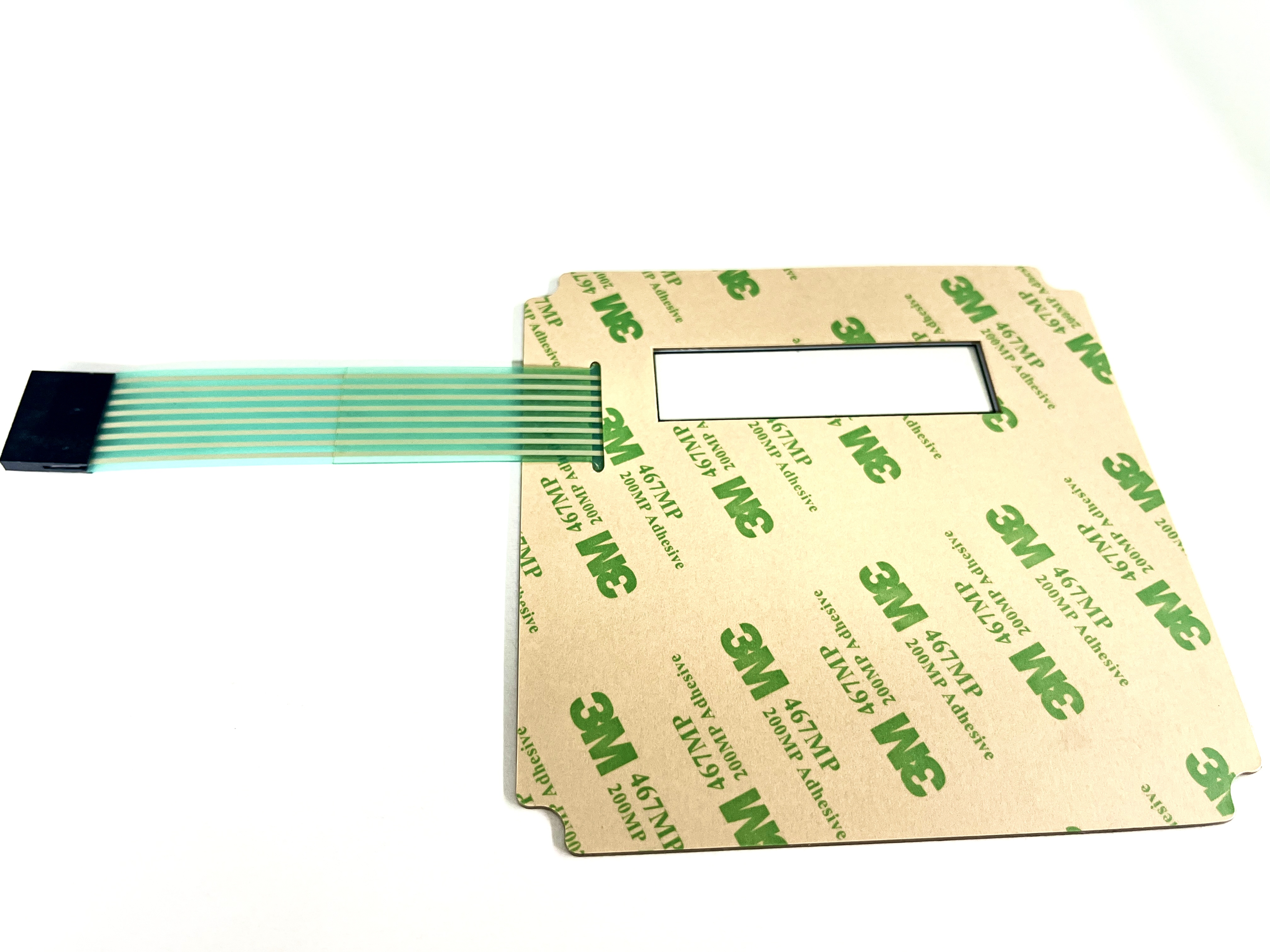 7 Way 0.1Pitch Single Row Crimp Housing Membrane Keypad с светодиодом для контроллера температуры