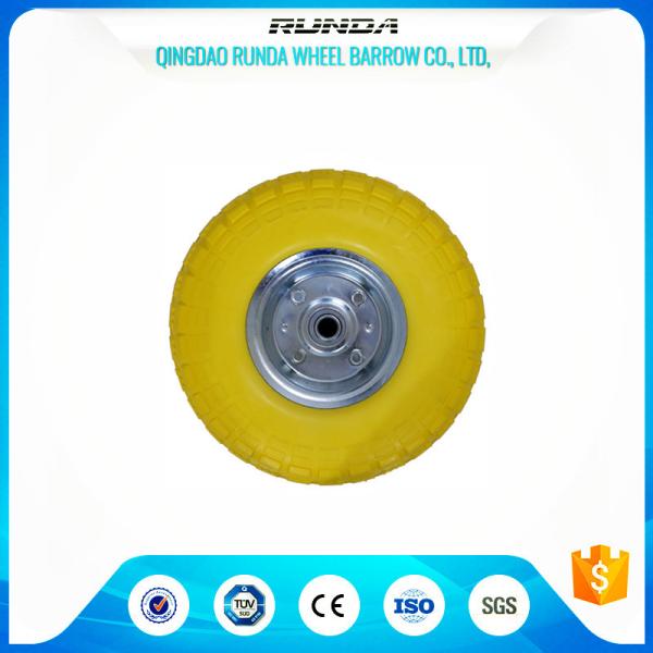 Flat Free Wpolyurethane Caster Wheels 10 Offset Hub 55mm Hub No Peculiar Smell