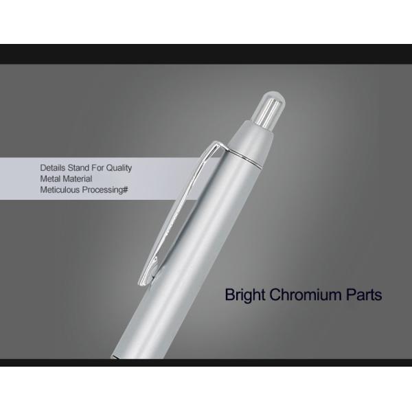 Elegant stylo à bille d'affaires en diamant avec anneau en incrustation Design 1.0mm stylo à bille cadeau