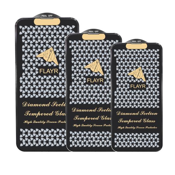 Diamond Tempered Glass Full Phone Protection Film ODM Large Arc