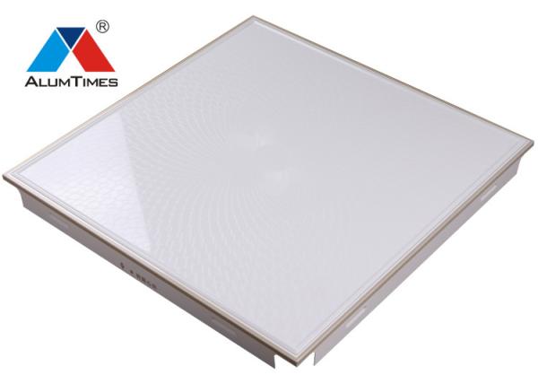 Sound Absorption Decorative Metal Ceiling Panels 300×300mm Fireproof