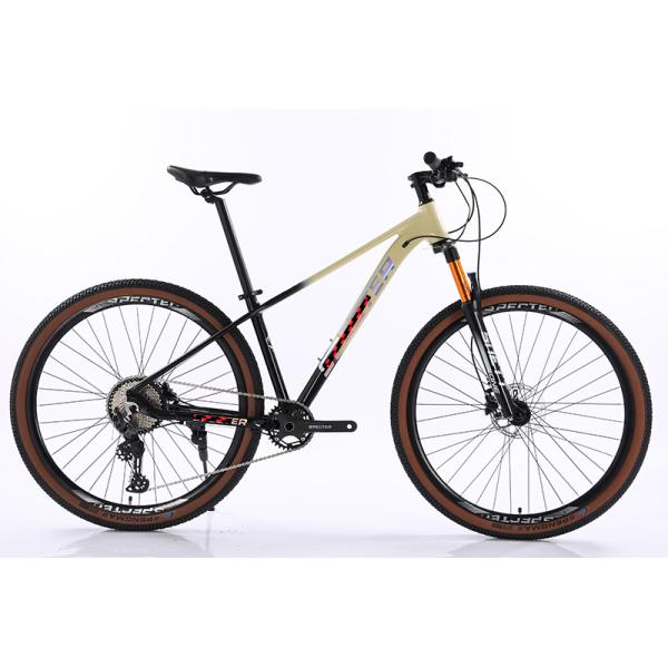 Aluminium Alloy Hollow Crankset Bicycle with SHIMANO Hydraulic Brake and Wire-controlled Air Lockable Fork