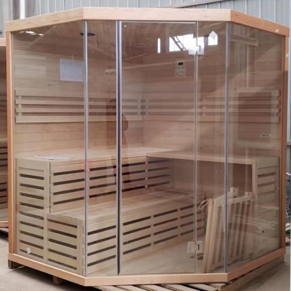 Bedroom Corner Steam Sauna Room Large Capacity Family 8 People Use