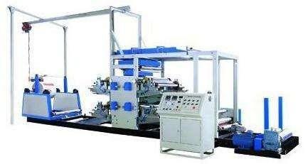 4 Colour Flexo Printing Machine For Plastic Woven Bags / Kraft Paper Products