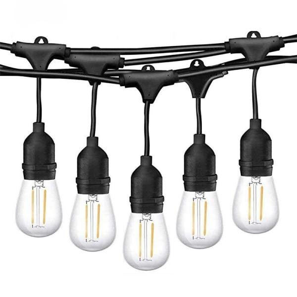 S14 LED String Lights E27 Retro Edison Filament Bulb Christmas Decoration Patio Porch Lights Garland of leds Lights for Outdoor