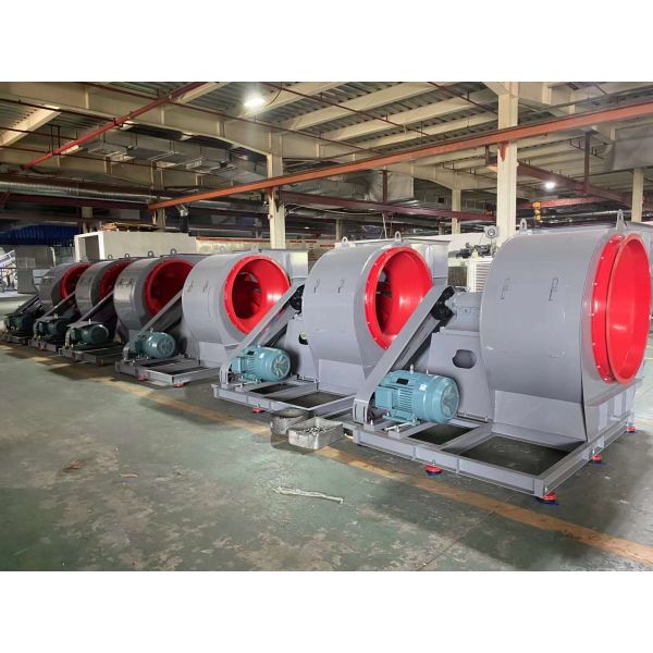 Industrial Centrifugal Fan With High-Volume Airflow And Belt Drive, Designed For Industrial Boilers And Electric Air Blower Supporting Equipment